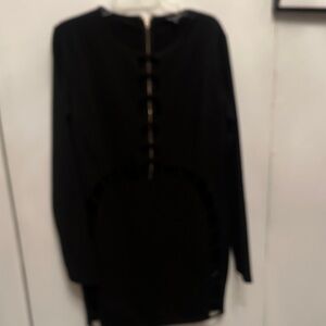 Fashion Nova Black Midi Dress